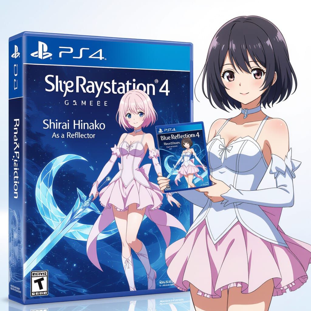 Blue Reflection Character Cosplay with Spirit Sword