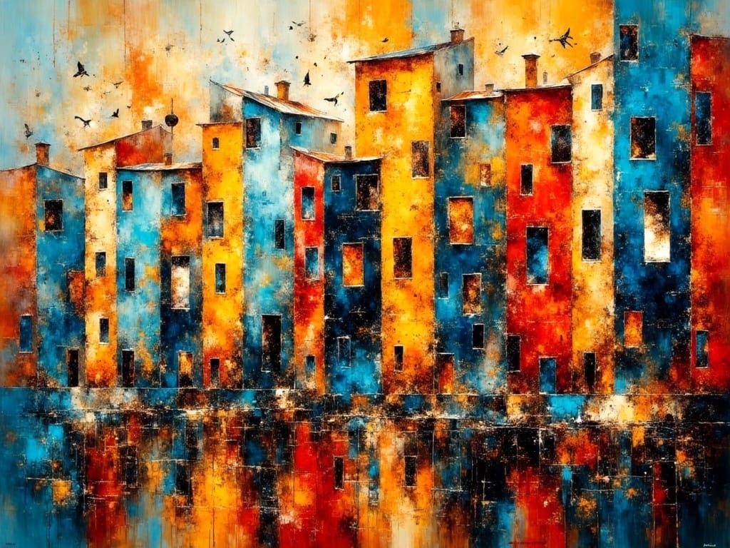 Whimsical Digital Bridhouse Erupts with Colorful Birdlife