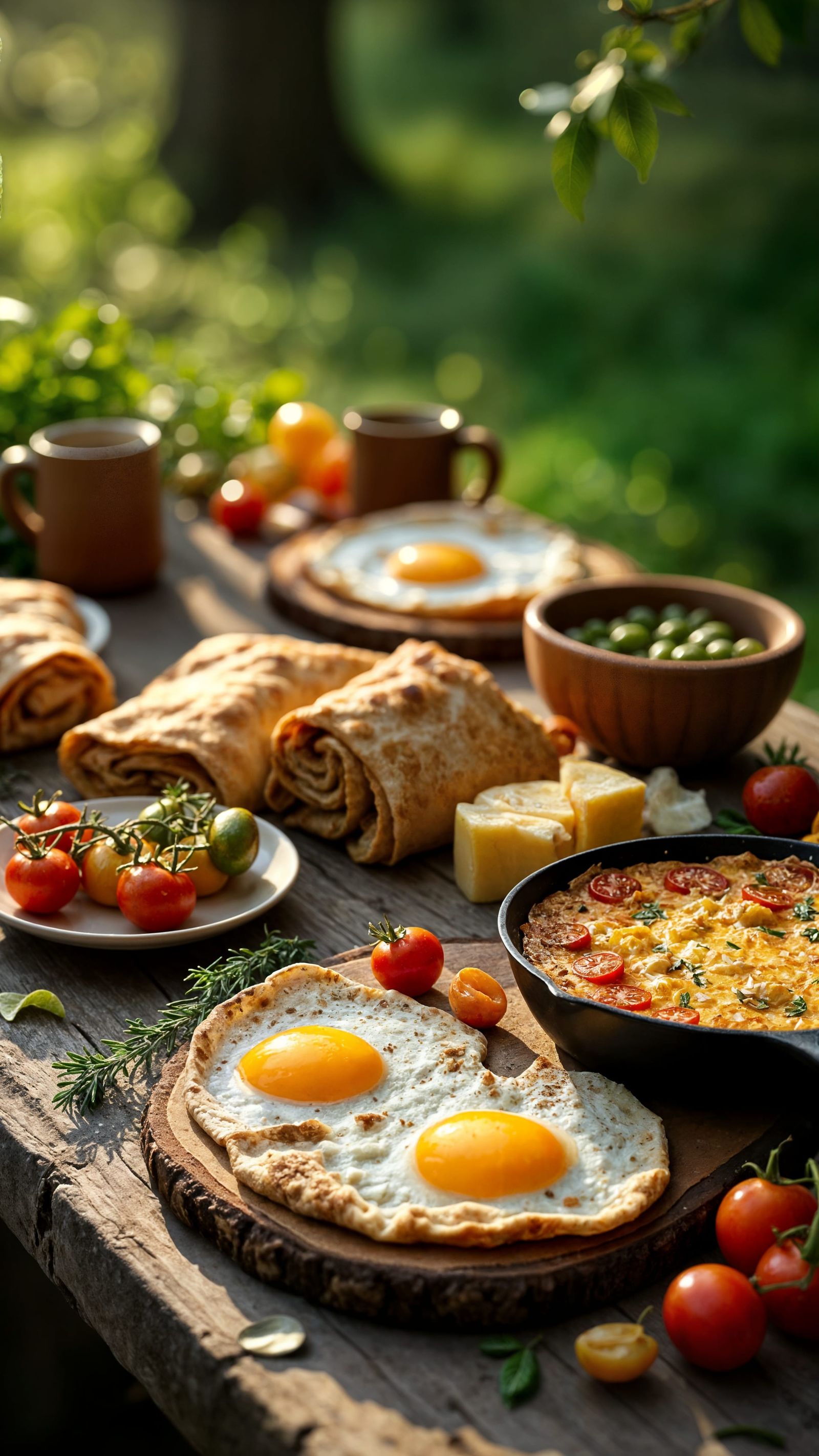 Rustic Forest Still Life: Farm-to-Table Abundance in Hyper-R...