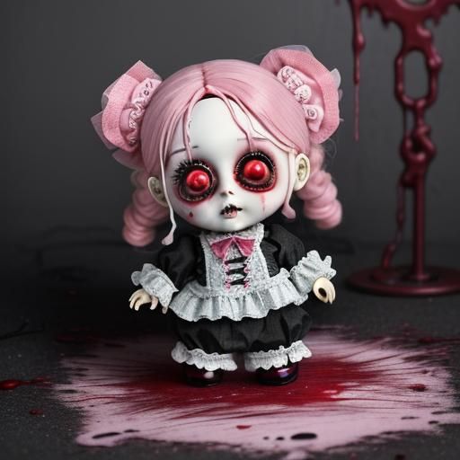 Crayon Doll Anatomy: Pastel Gore Cute Horror