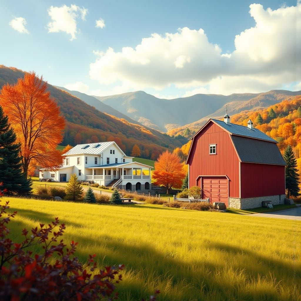 <lora:HyperPhotoRealism:1.0>  
A picturesque autumn scene fe...