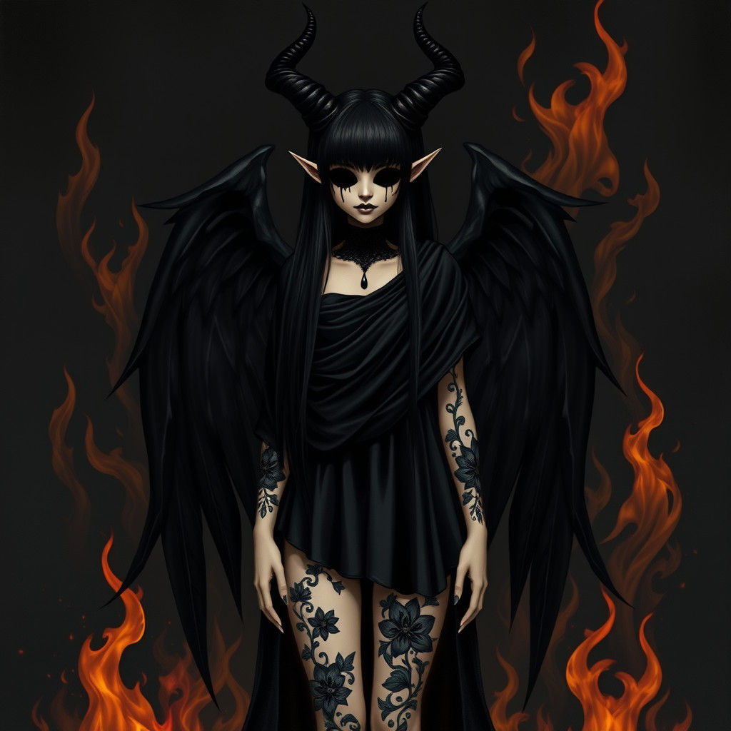 Goddess of Depression: Tristah in Gothic Style
