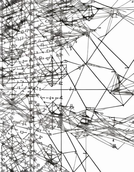 Experimental Music Notation as Graphic Score in Black and Wh...