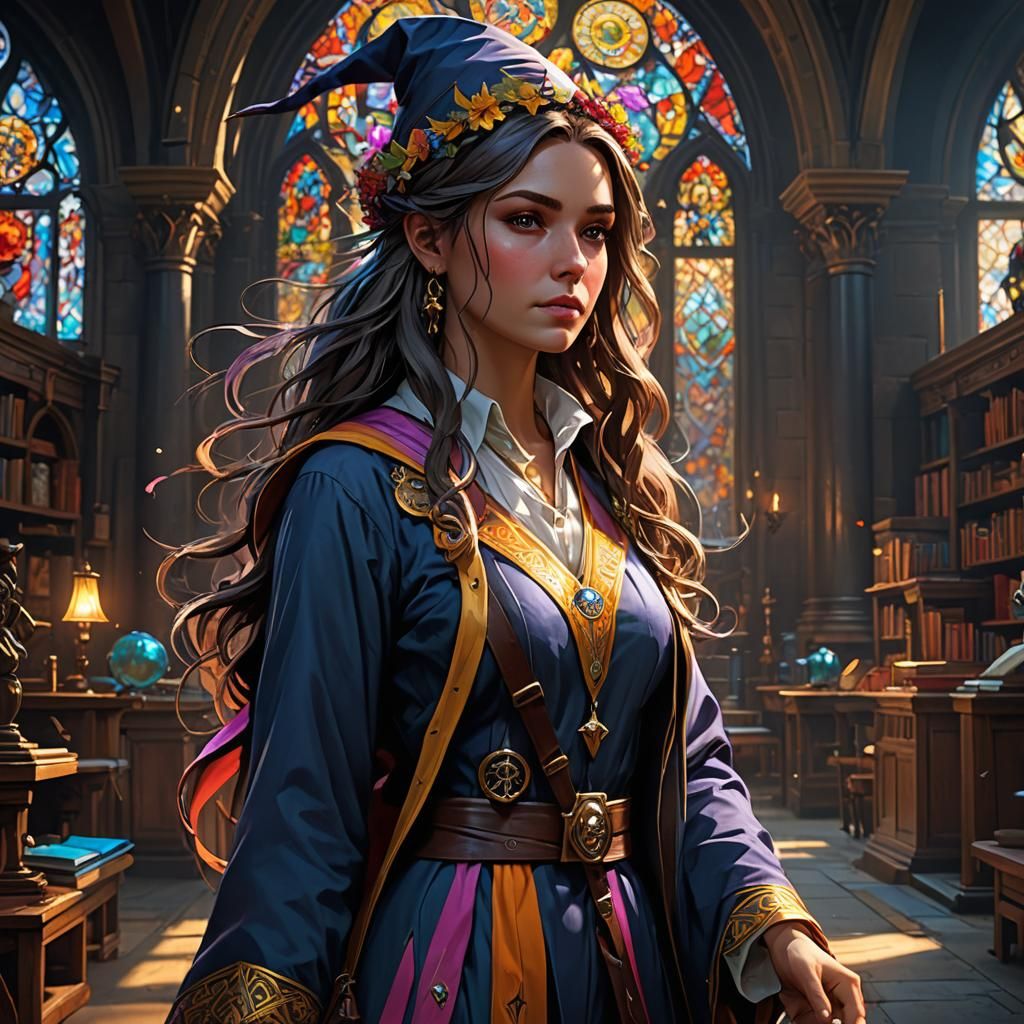 Wizard Back to School: Dark Fantasy Concept Art