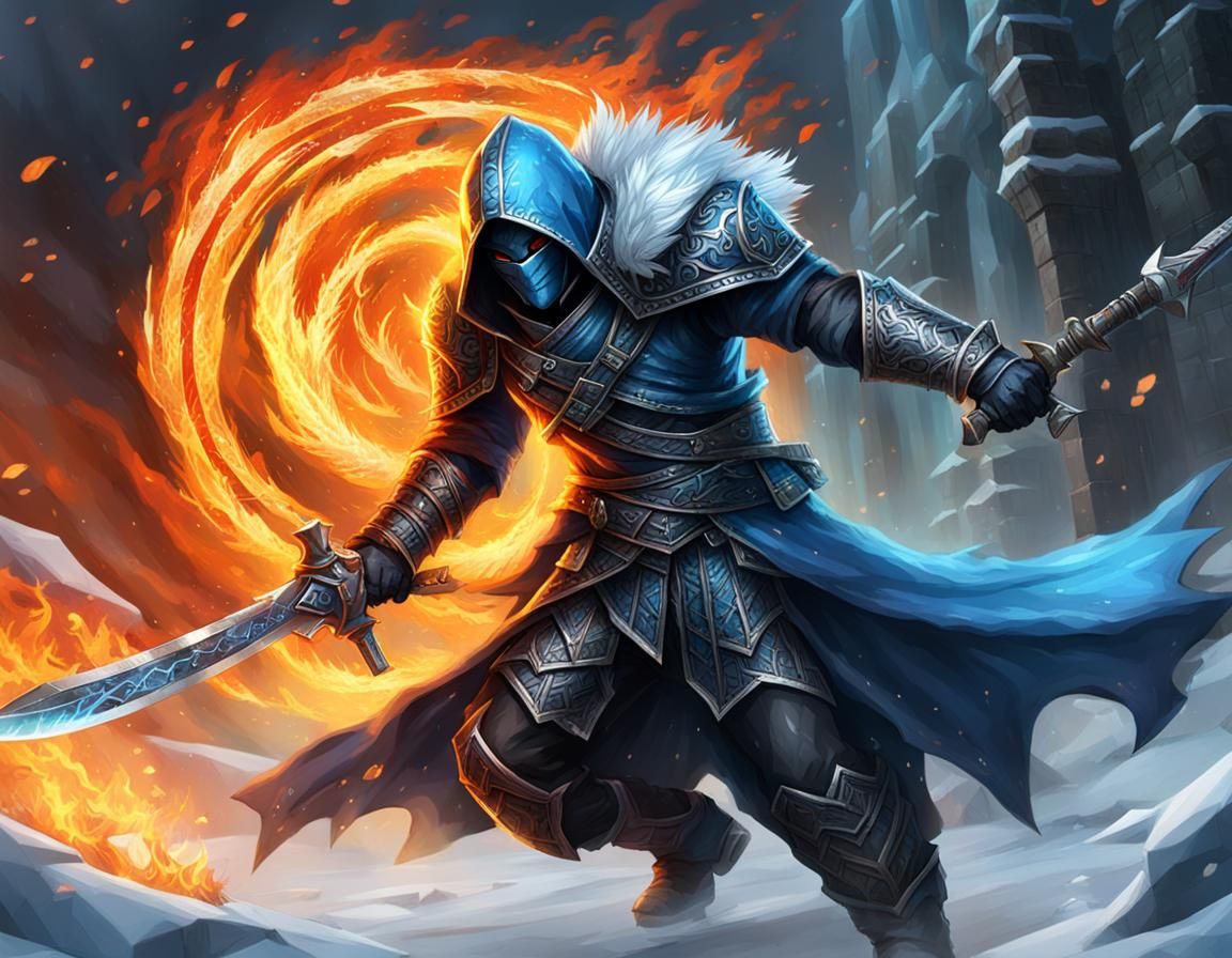 Ice and Fire Shadow Assassin Character