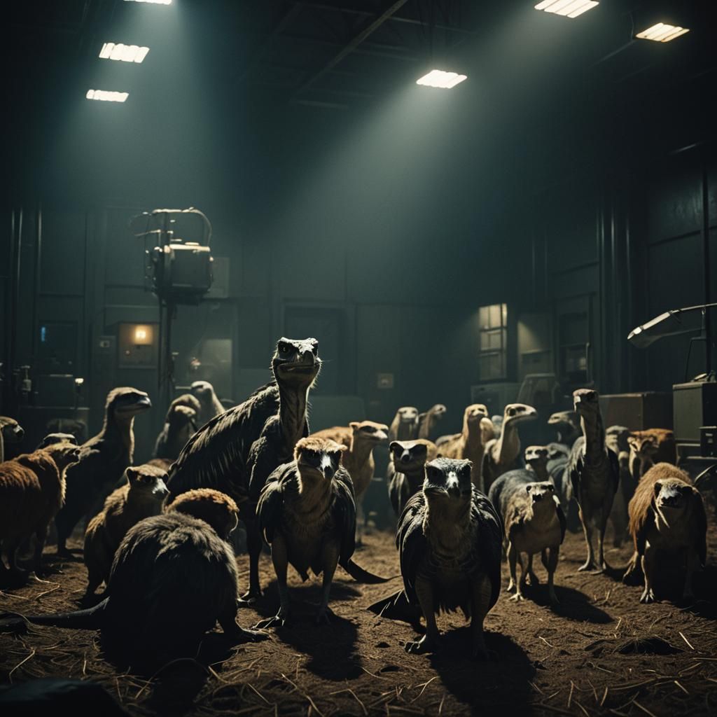 Animals in a Dark Bank Realize System is Corrupt