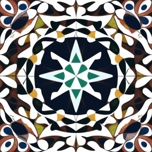 Abstract Botanical Geometry in White