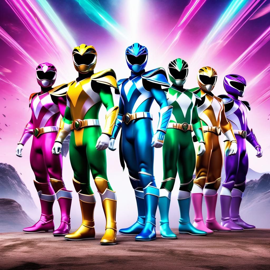 Custom Power Ranger Team: Fantasy Concept Art