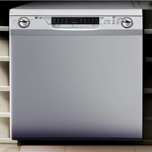 Detailed Matte Painting of a Dishwasher