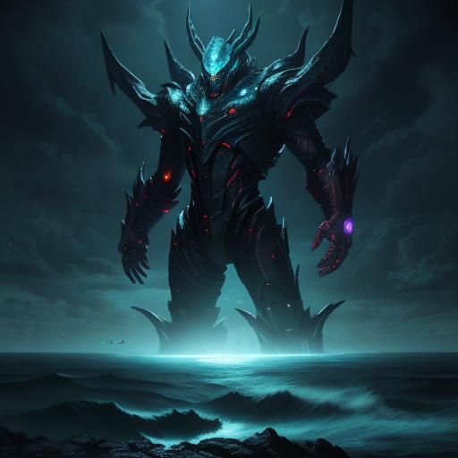 Giant Alien Monster Rises from the Deep