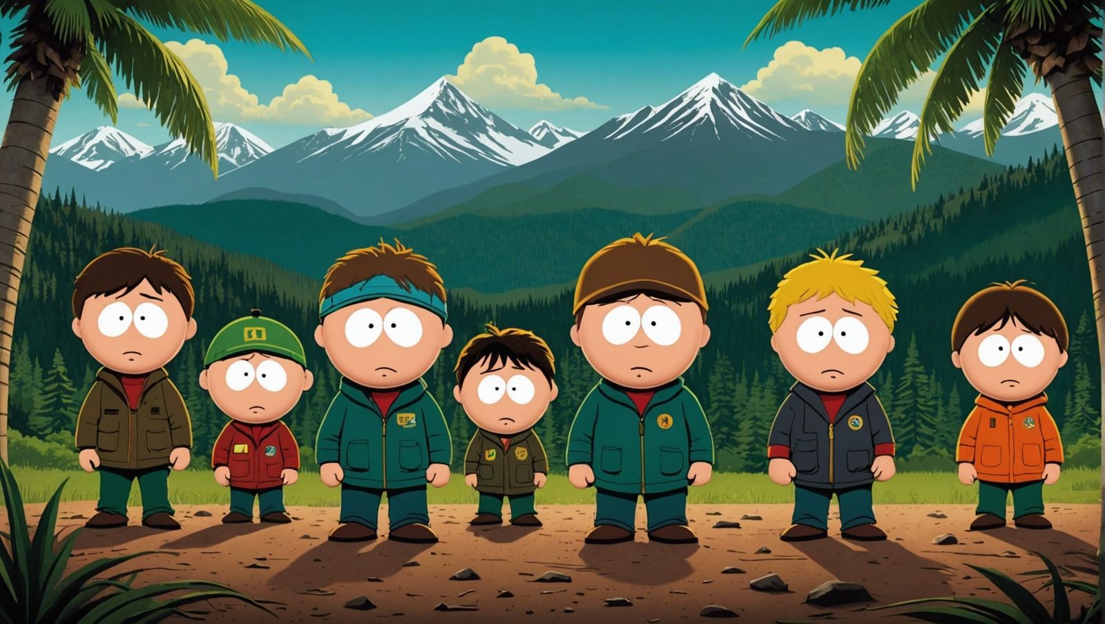 South Park as Lord of the Flies: Comic Art