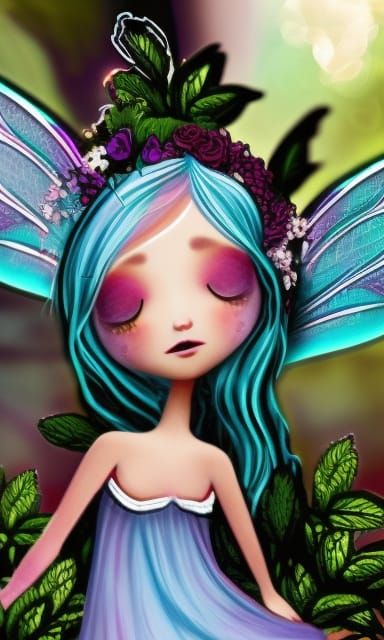 Ethereal Fairy in Soft Nature Aesthetic