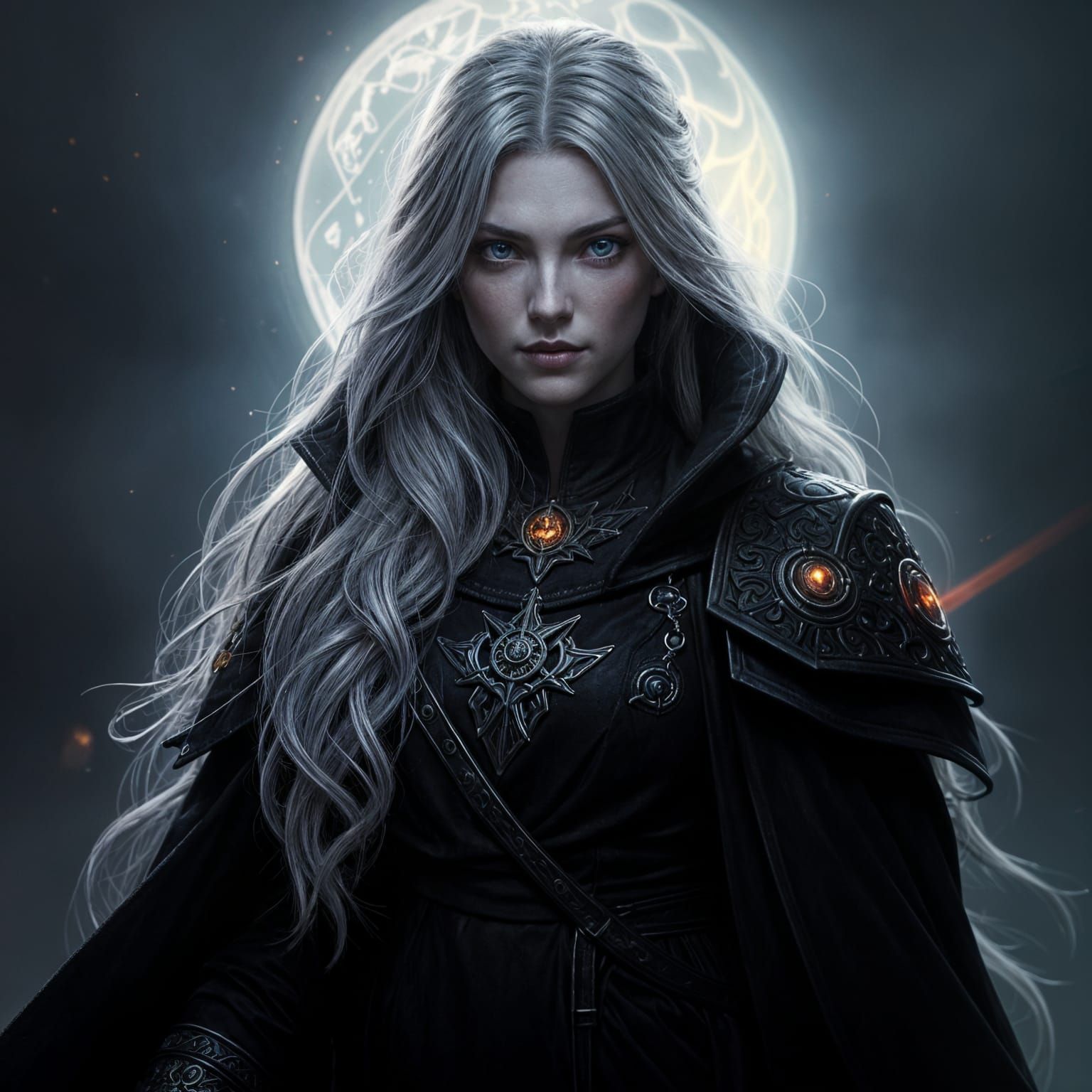 Necromancer Sergeant in Dark Fantasy Concept Art