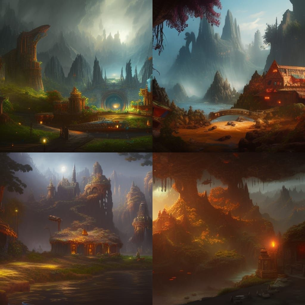 Fantastical Food Still Life in Deep Color