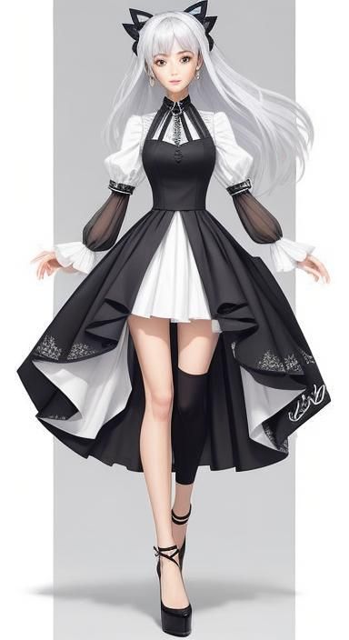 Light and Stylish Dress Outfit Design