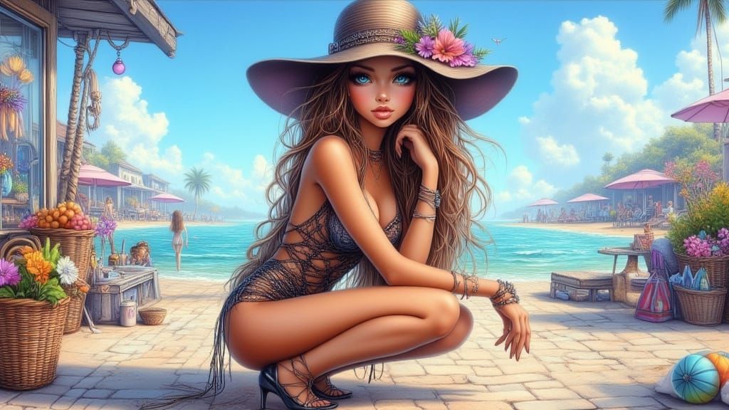 <lora:Whimsical:1.0> <lora:Hand Drawn Bohemian:1.0> 

A Vibr...