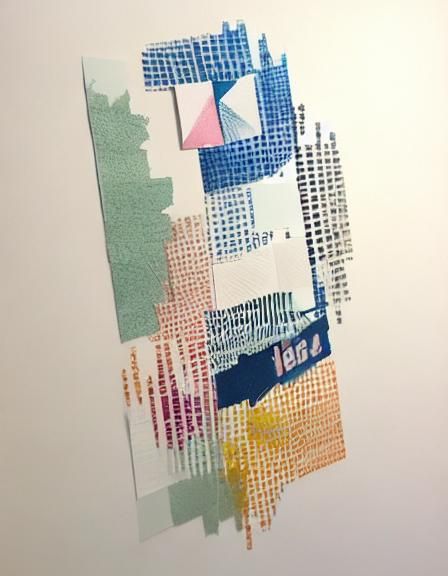 Abstract Drawing: Shapes and Forms on Paper