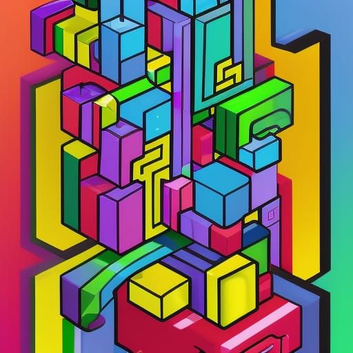 Psychedelic Tetris