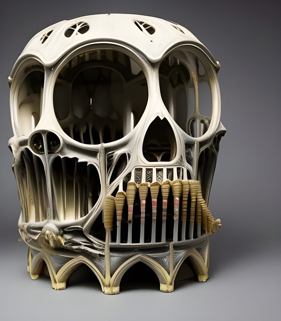 Haunted Gothic Cathedral in Stop-Motion Style