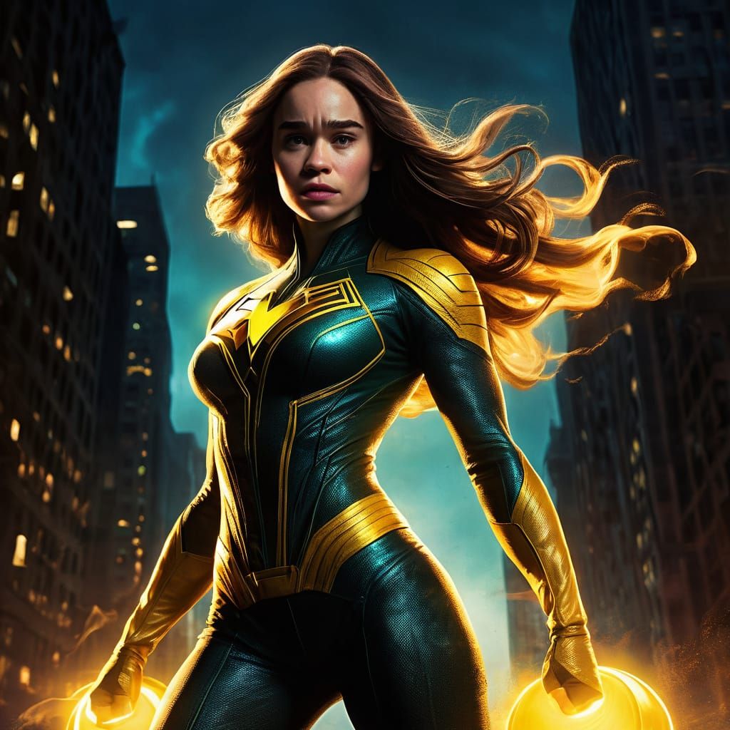 Emilia Clarke as Yellow Lantern