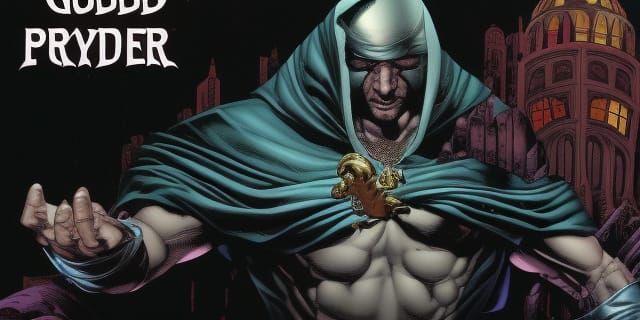 Menacing God Comic Book Cover Art