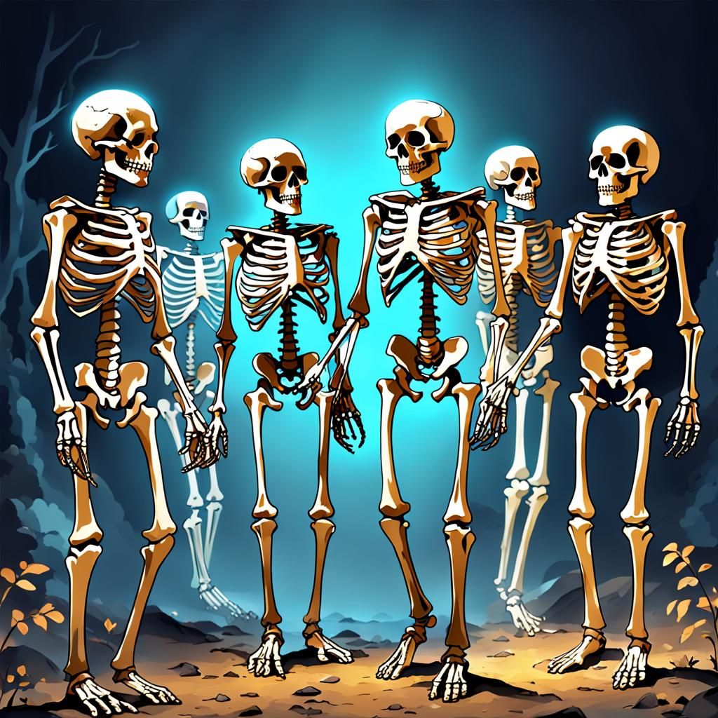 Giant Skeleton Amalgamation of Bone Entities