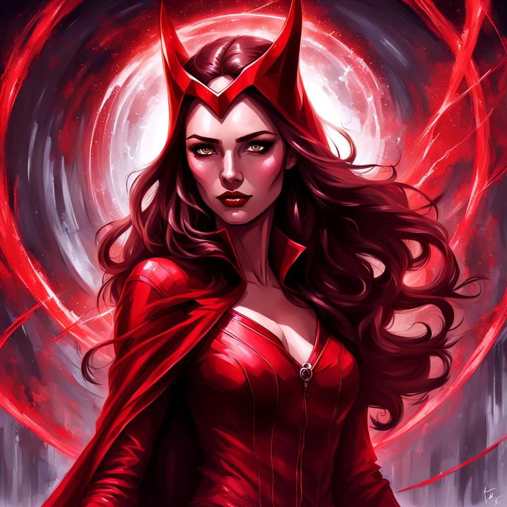 Mysterious Girl Resembling Scarlet Witch