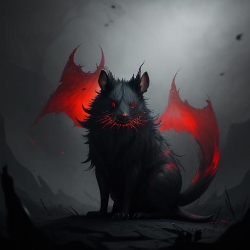 Ethereal Vermillion Wraith Concept Art in Dark Fantasy Style