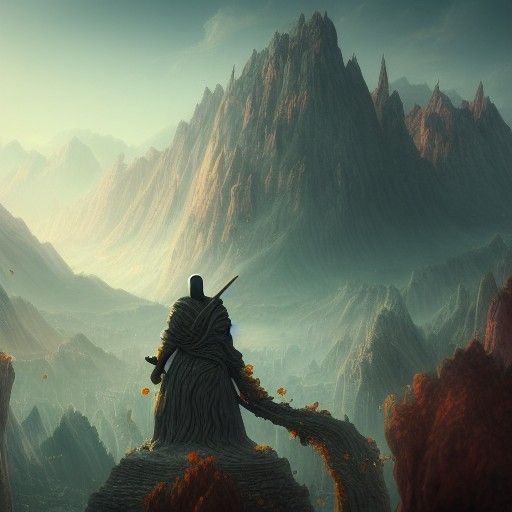 Fantastical Matte Painting in Deep Color