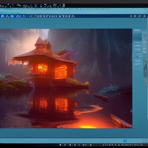 Water Mouse: Detailed Digital Art