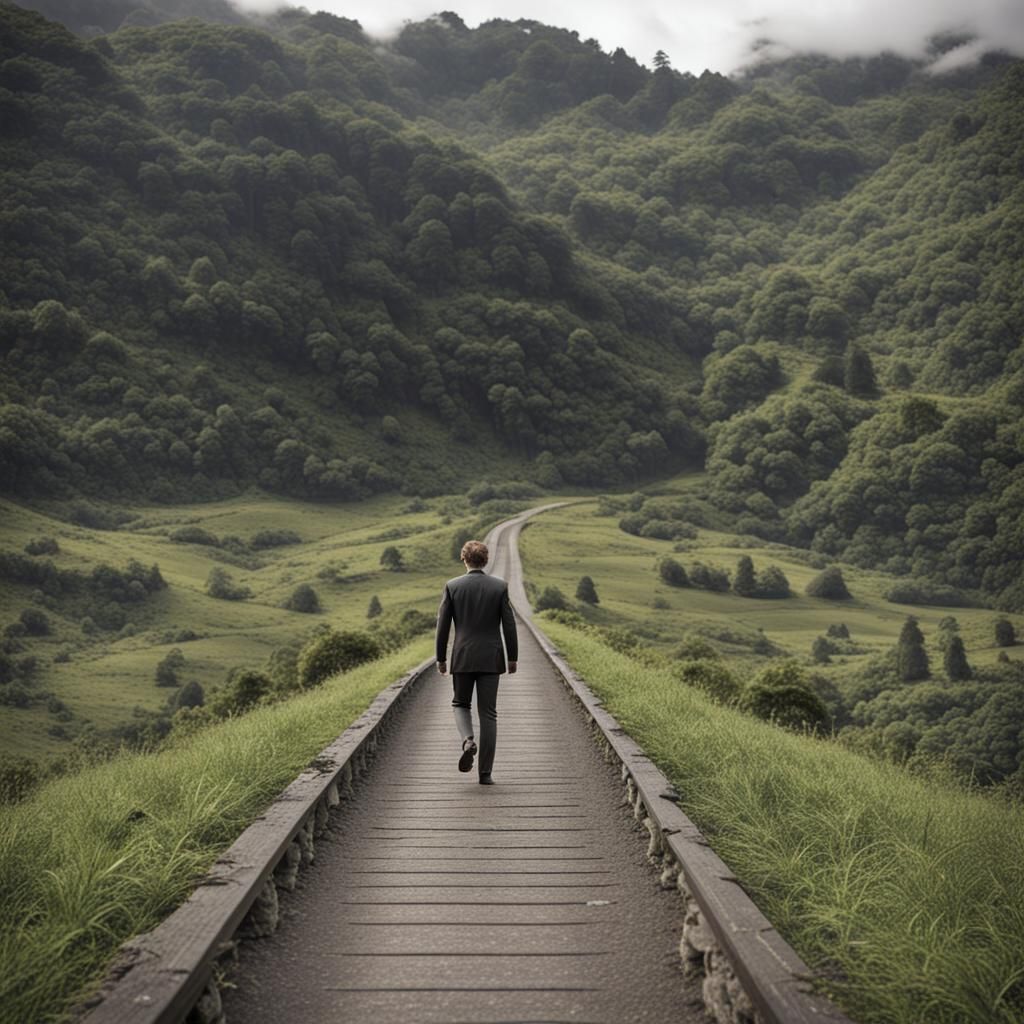 Abstract Conceptual Image of 'Go Away'