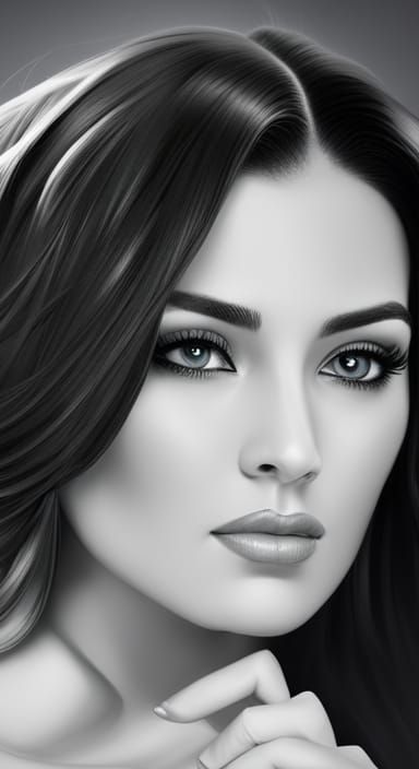 Dark Haired Woman Wielding Death Magic