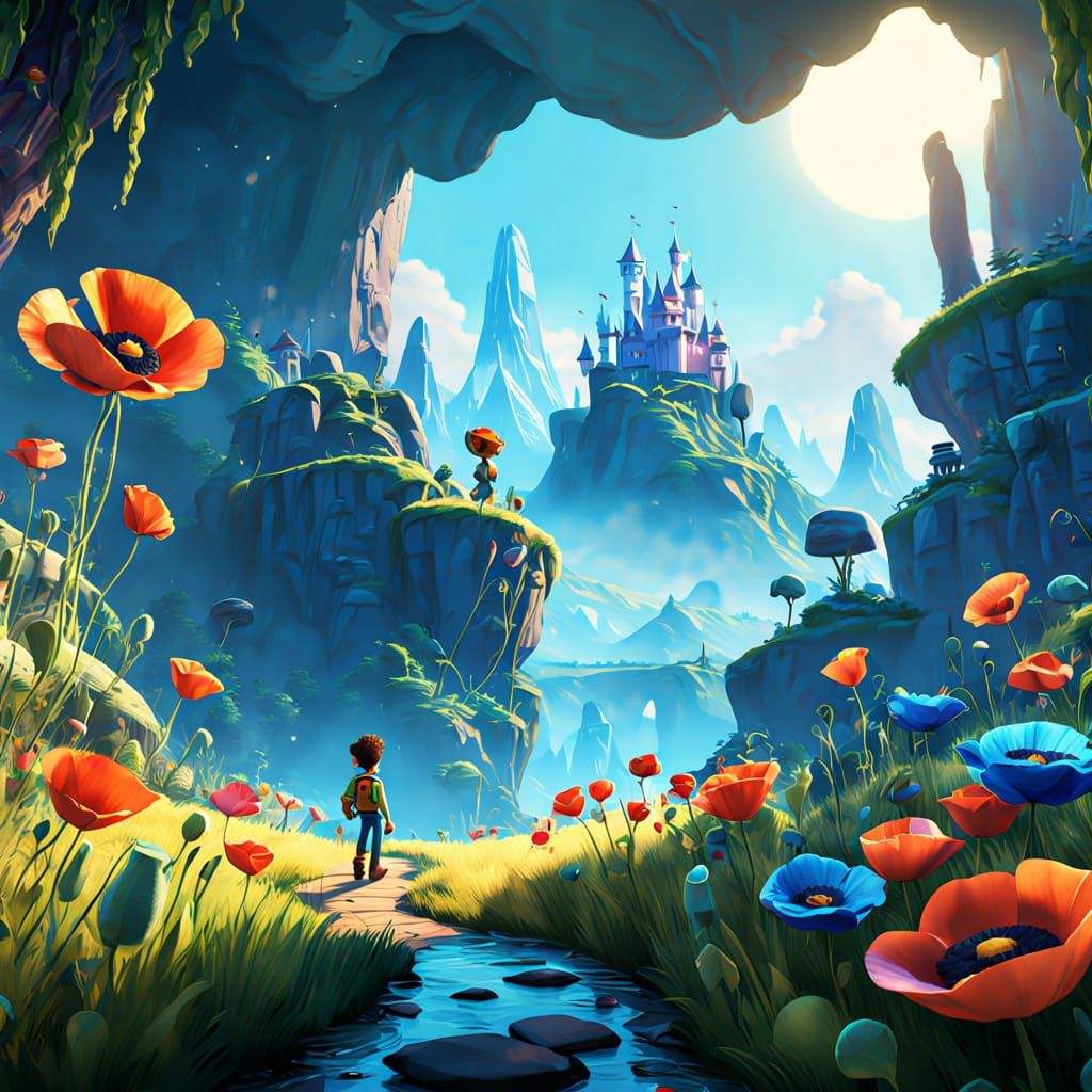 Whimsical Poppy Playtime Characters in a Vibrant, Cinematic ...