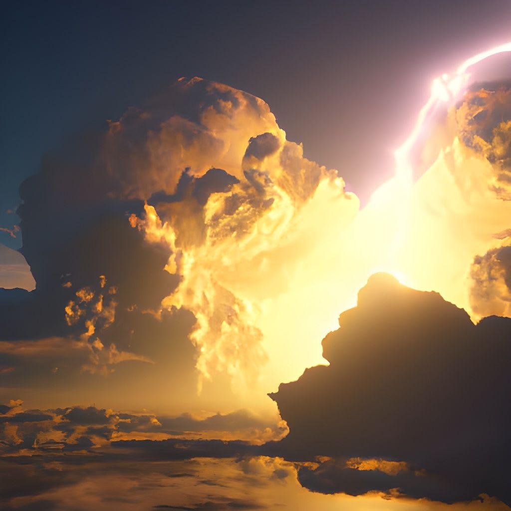 Spectacular Sunrise Illuminates a Dramatic Thunderstorm