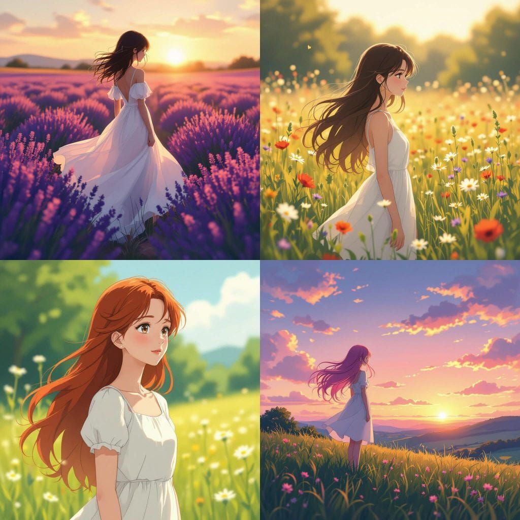 Anime Girl in Lang Ire