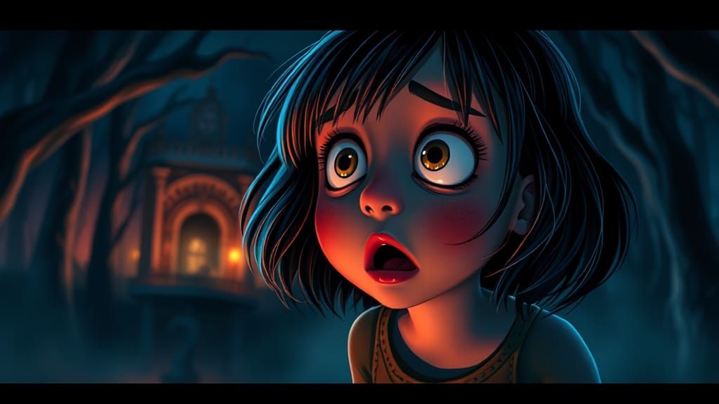 Nightmarish Pixar Girl Filled with Terror