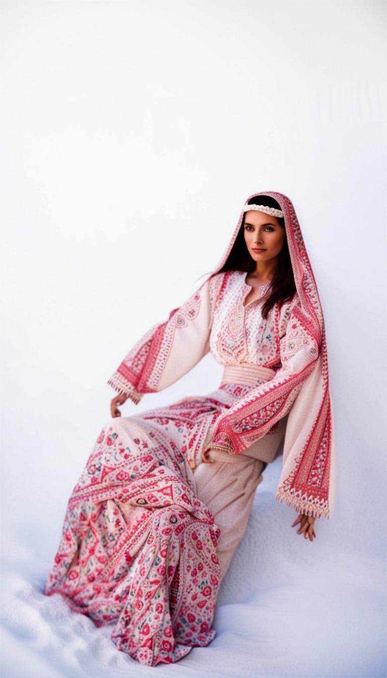 Palestinian thobe gown