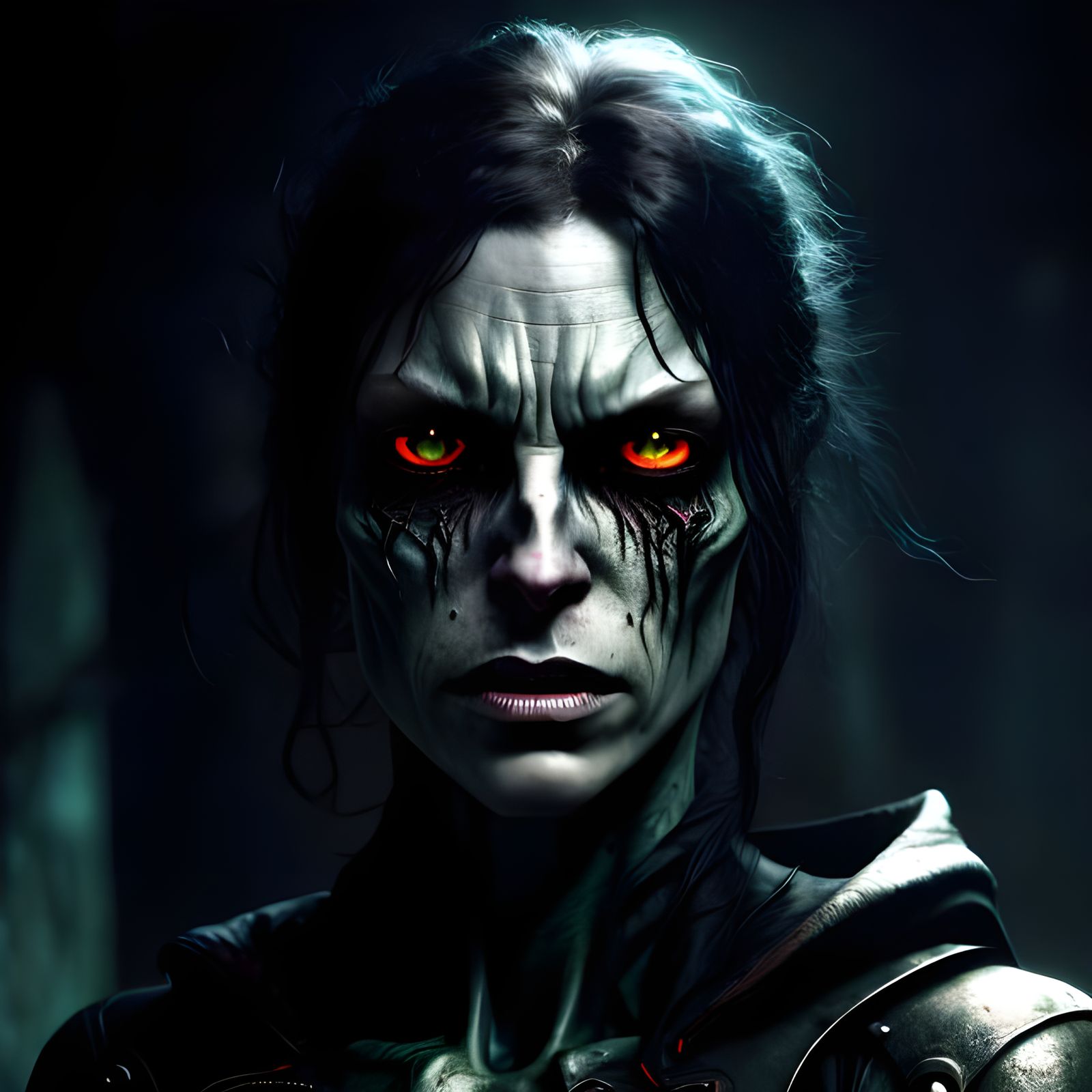 Ethereal Boogeyman Portrait in Dark Fantasy Style