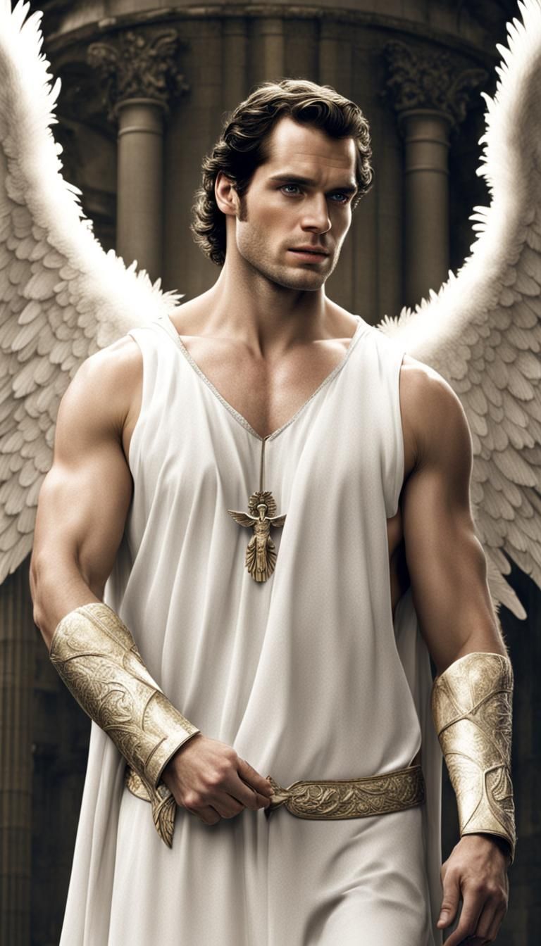 Photorealistic Angelic Figure