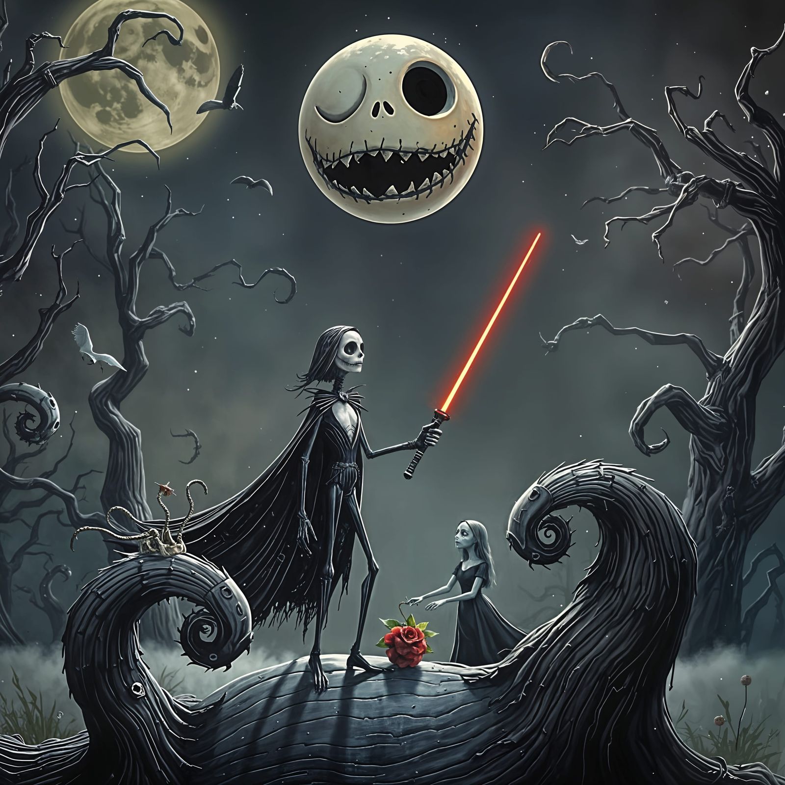 Star Wars Reimagined in Nightmare Before Christmas Style