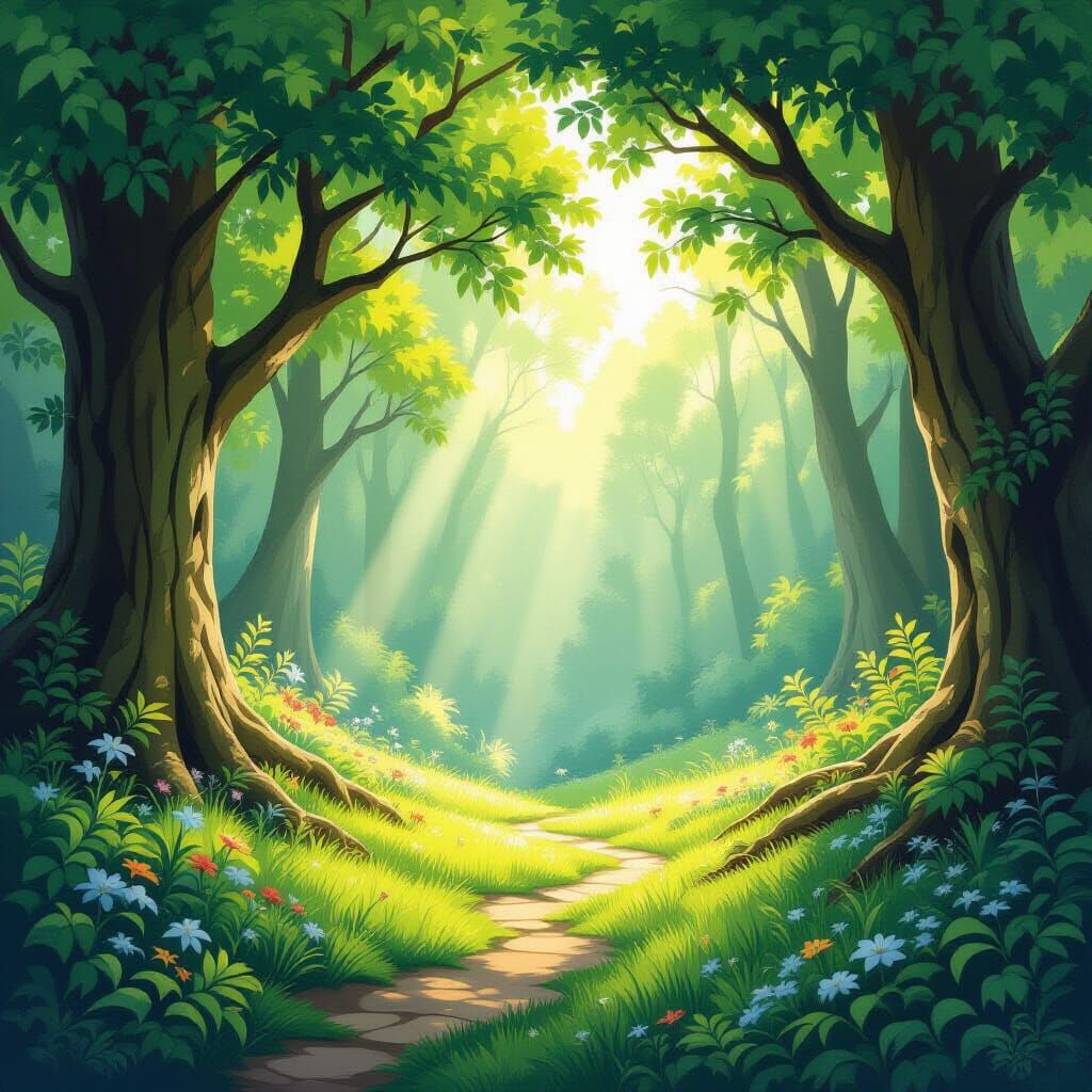 Enchanted Glade Inspired by Gurney, Froud, Craft