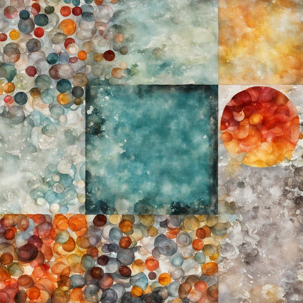 Molten Wax Art Board in Vibrant Colors