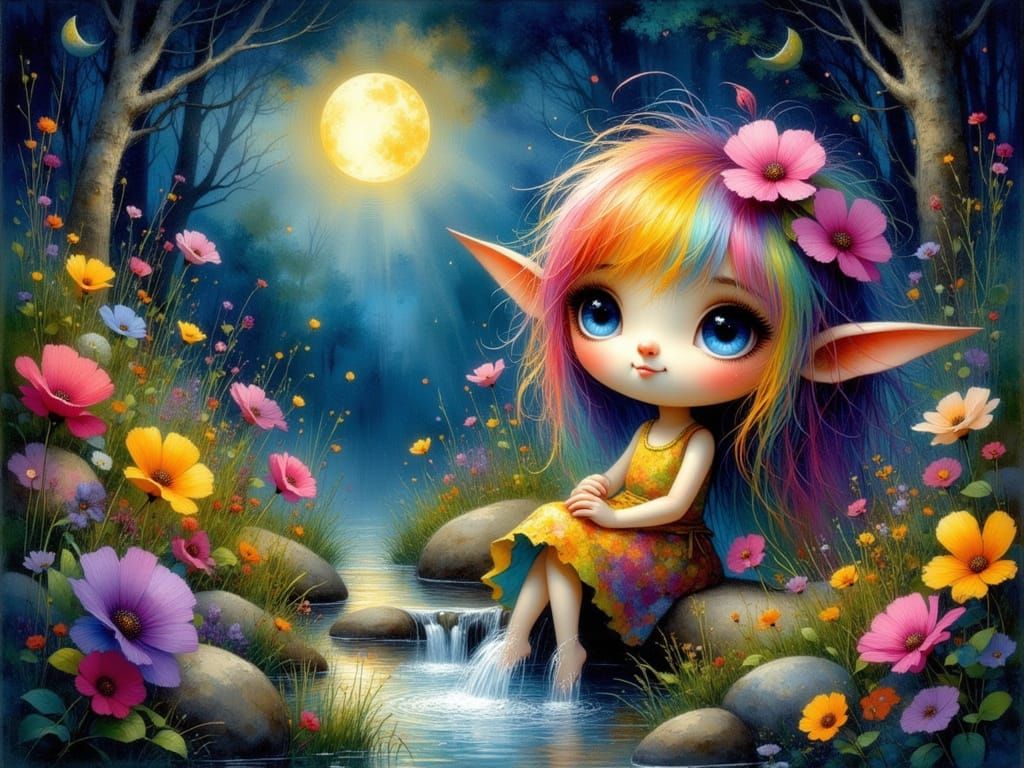 Cute Ethereal Troll by Fantasy Brook