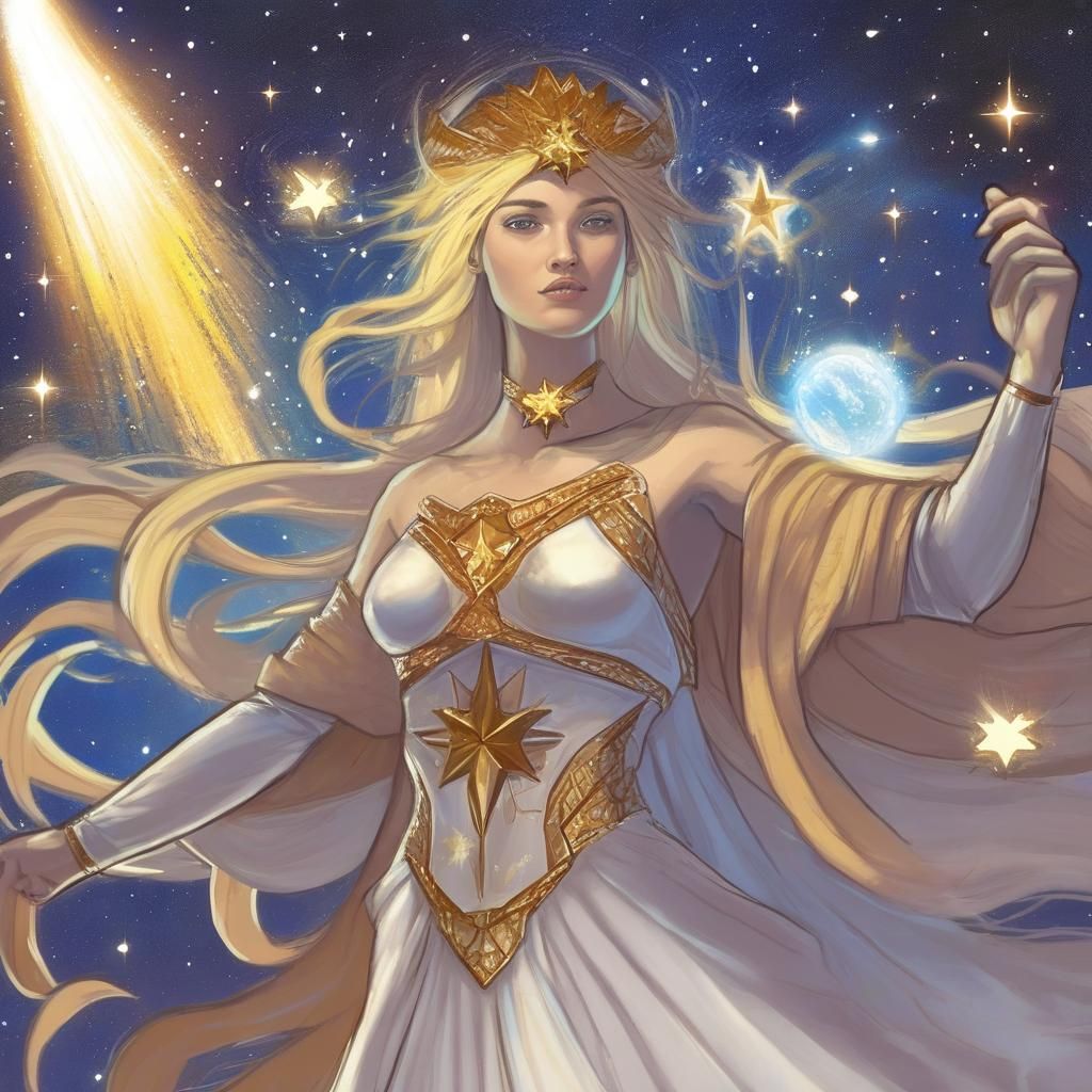 Astraea, star maiden of the universe