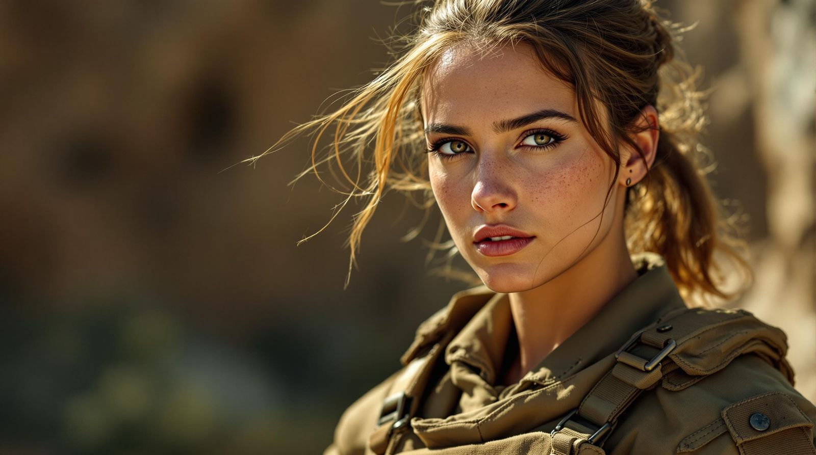 Ana De Armas as a Disciplined Soldier in the Sun