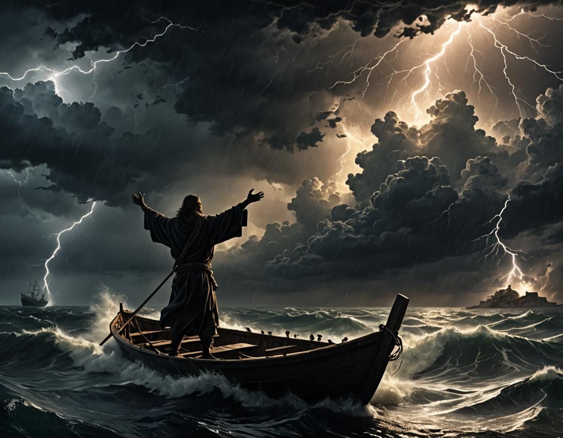 Calming the Storm: Dark Fantasy Concept Art