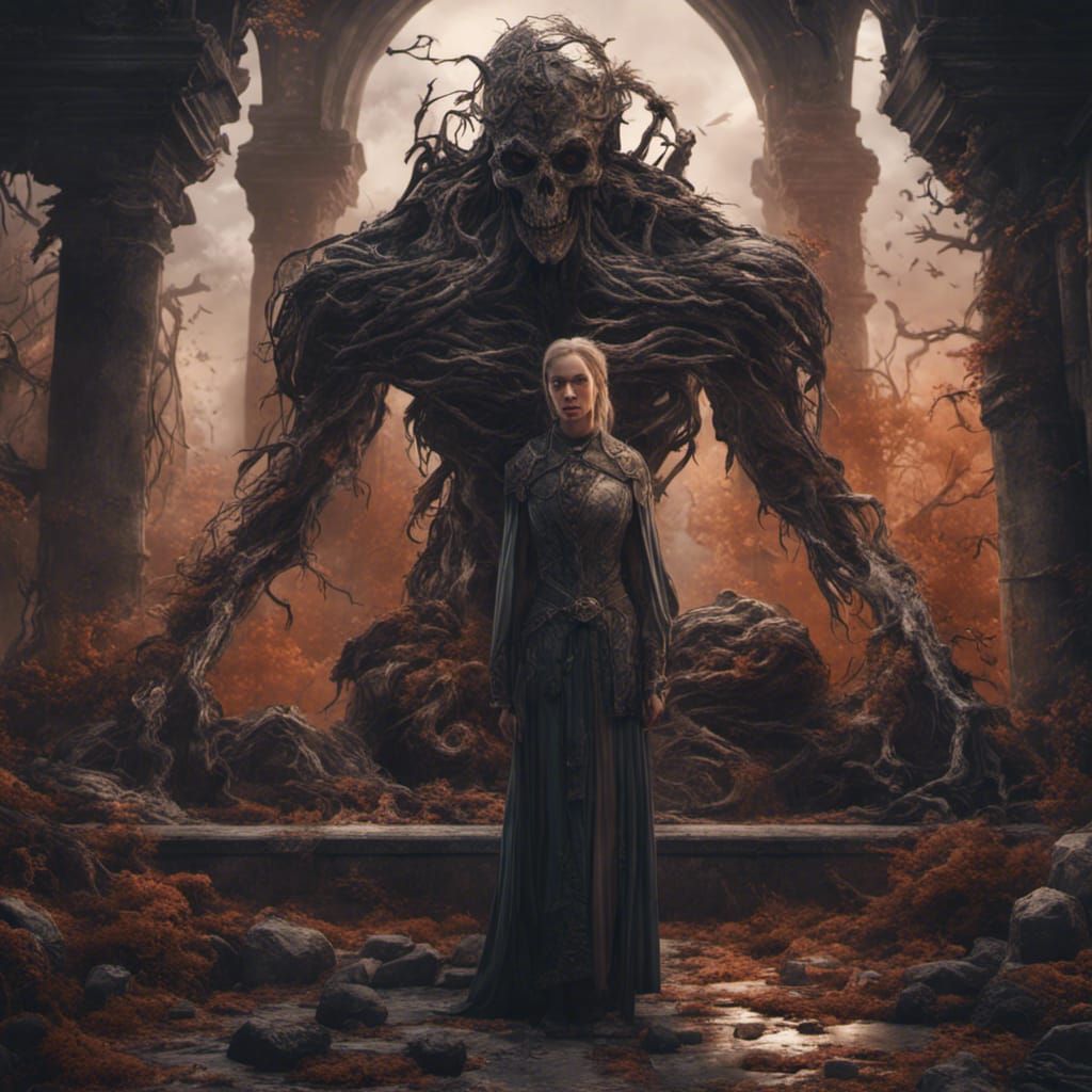 Fantasy Art: Corpses, Man and Woman