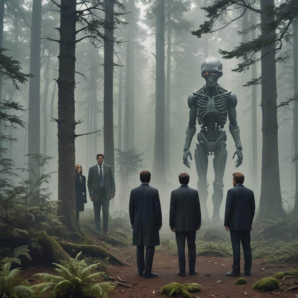 Meeting in Misty Forest: Alien Encounter