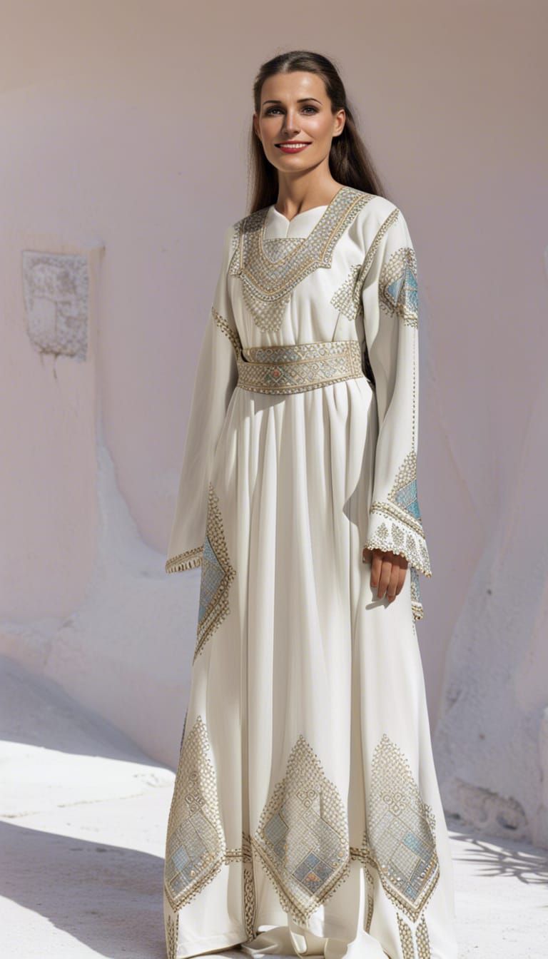 Palestinian thobe gown