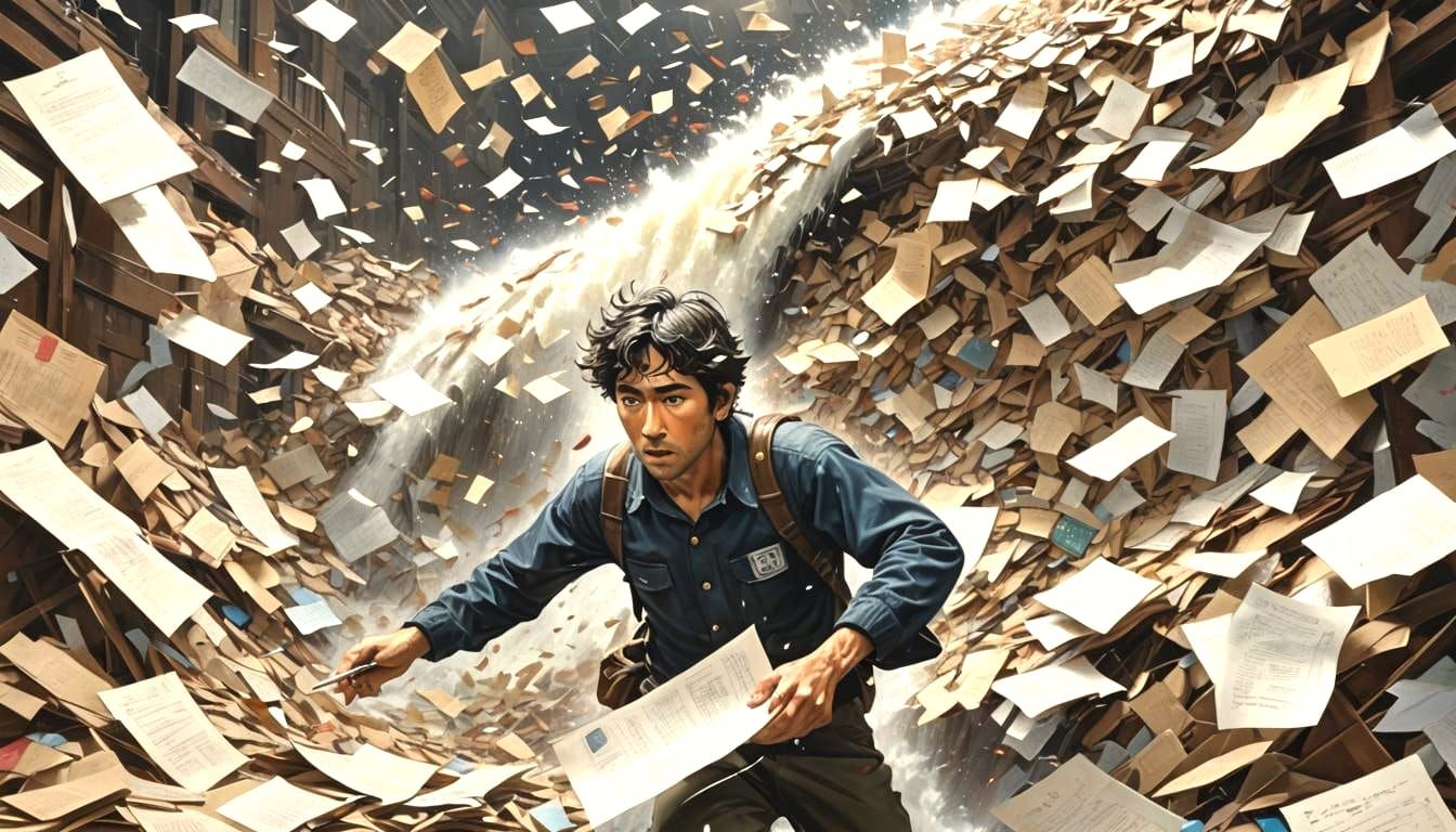 Moist von Lipwig's Postal Wave: A Digital Portrait